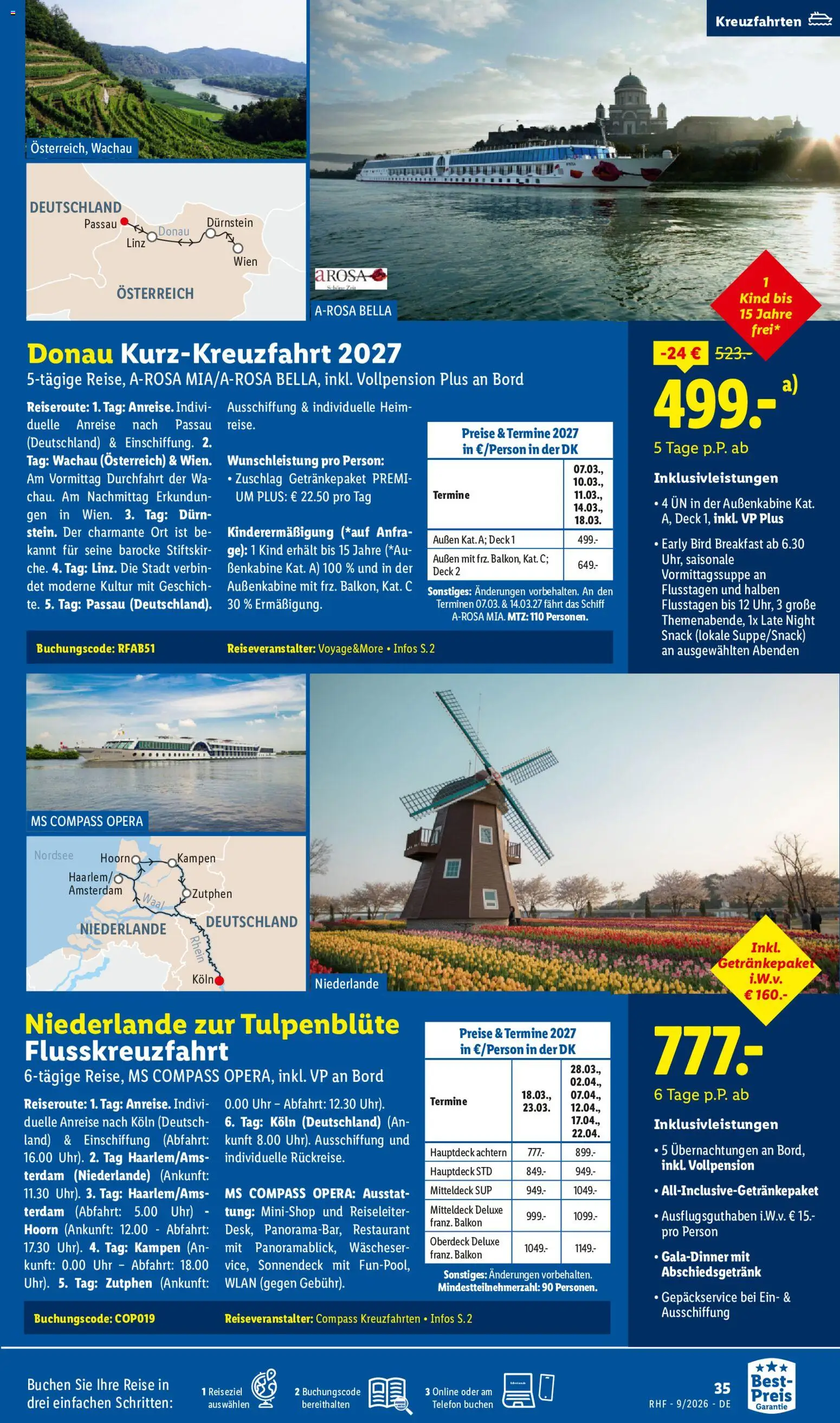 Lidl Reisen Prospekt – gültig ab 29.08.2026 | Seite: 35 | Produkte: SUP, Telefon, Uhr
