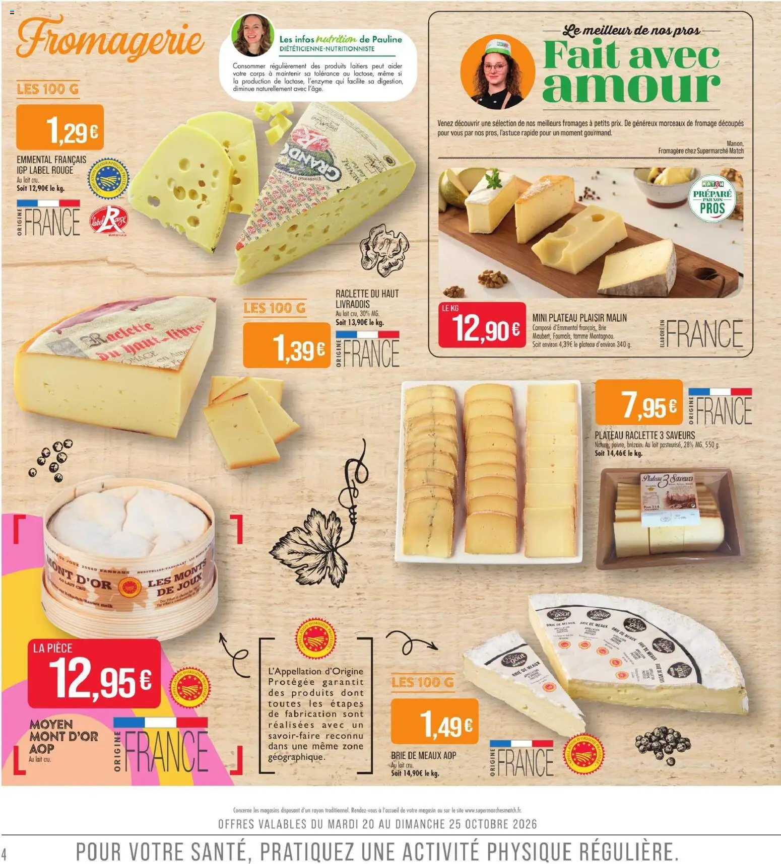 {H1} | Page: 4 | Produits: Mont d'or, Lait, Fromage, Brie