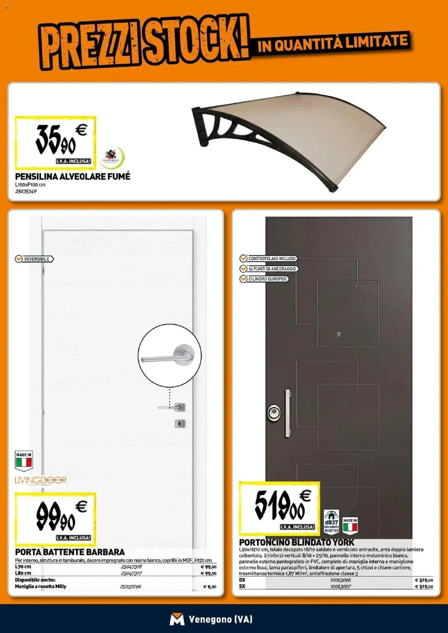 Nuovo TECNOMAT - Straordinari prezzi stock! dal 24/09/2026 > offerte anteprima 🛍️ | Pagina: 10 | Prodotti: Porta