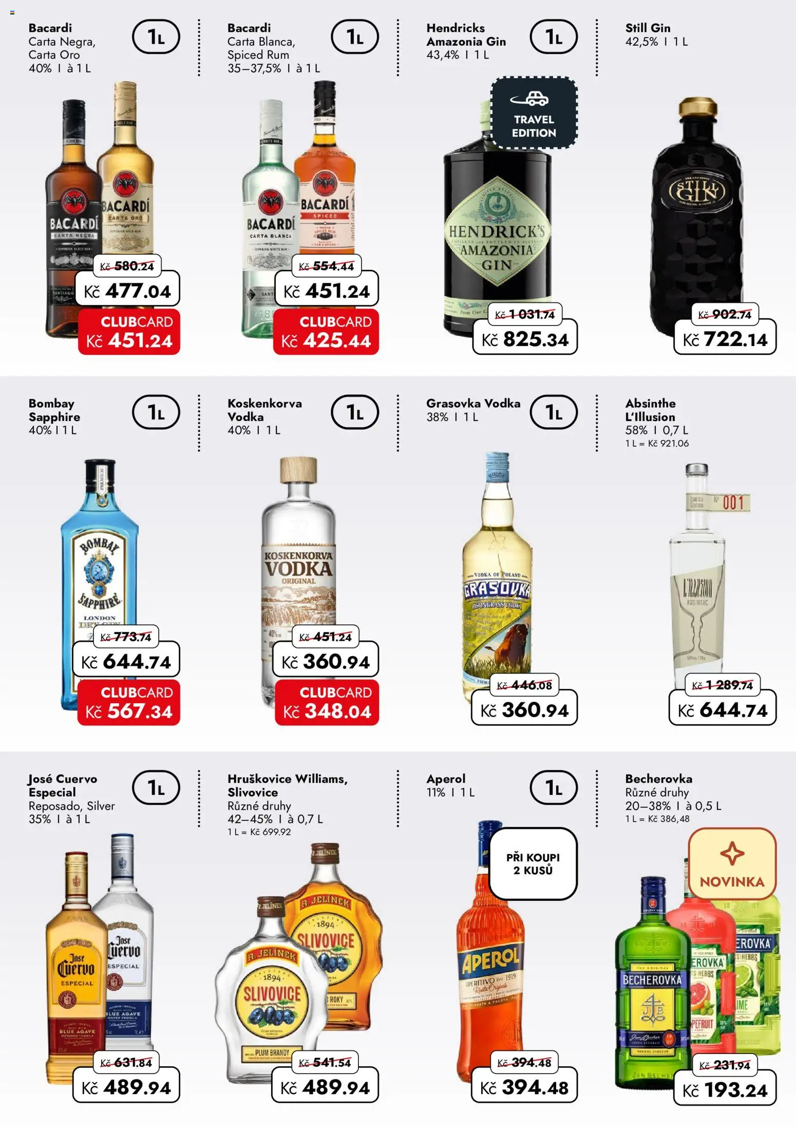 Travel Free leták od 26.06.2026 | Strana: 3 | Produkty: Hruškovice, Gin, Brandy, Becherovka