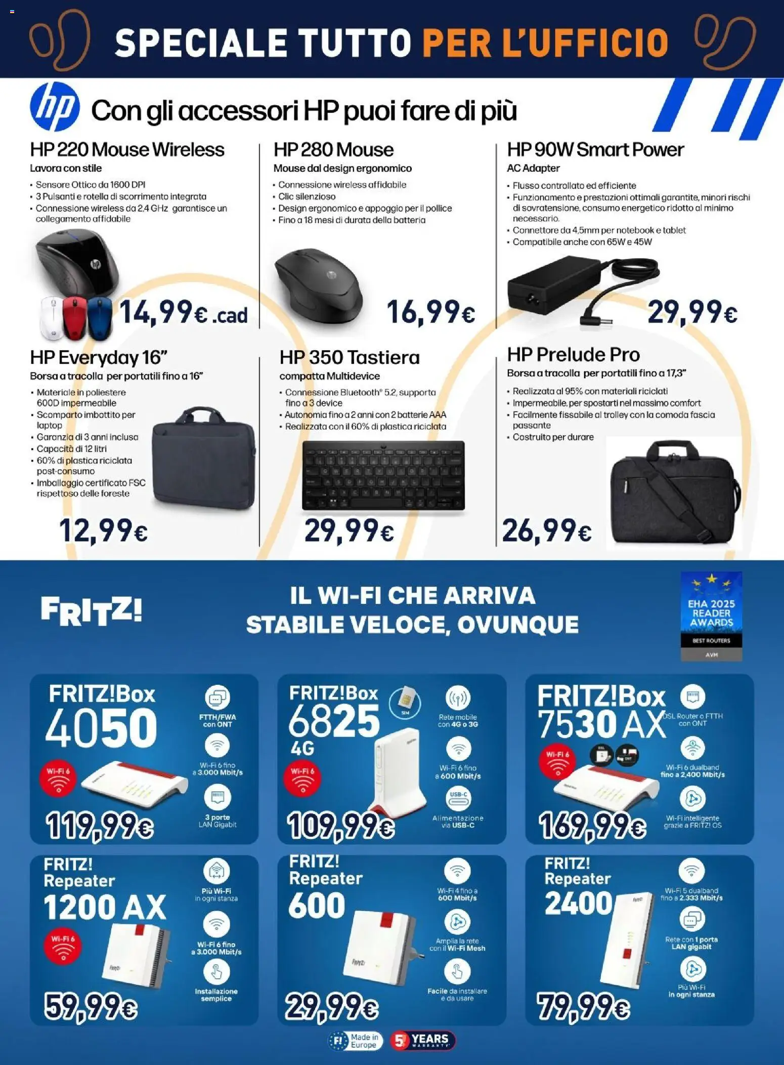 Volantino Unieuro del 17/07/2026 | Pagina: 6 | Prodotti: Notebook, Laptop, Tastiera, Borsa