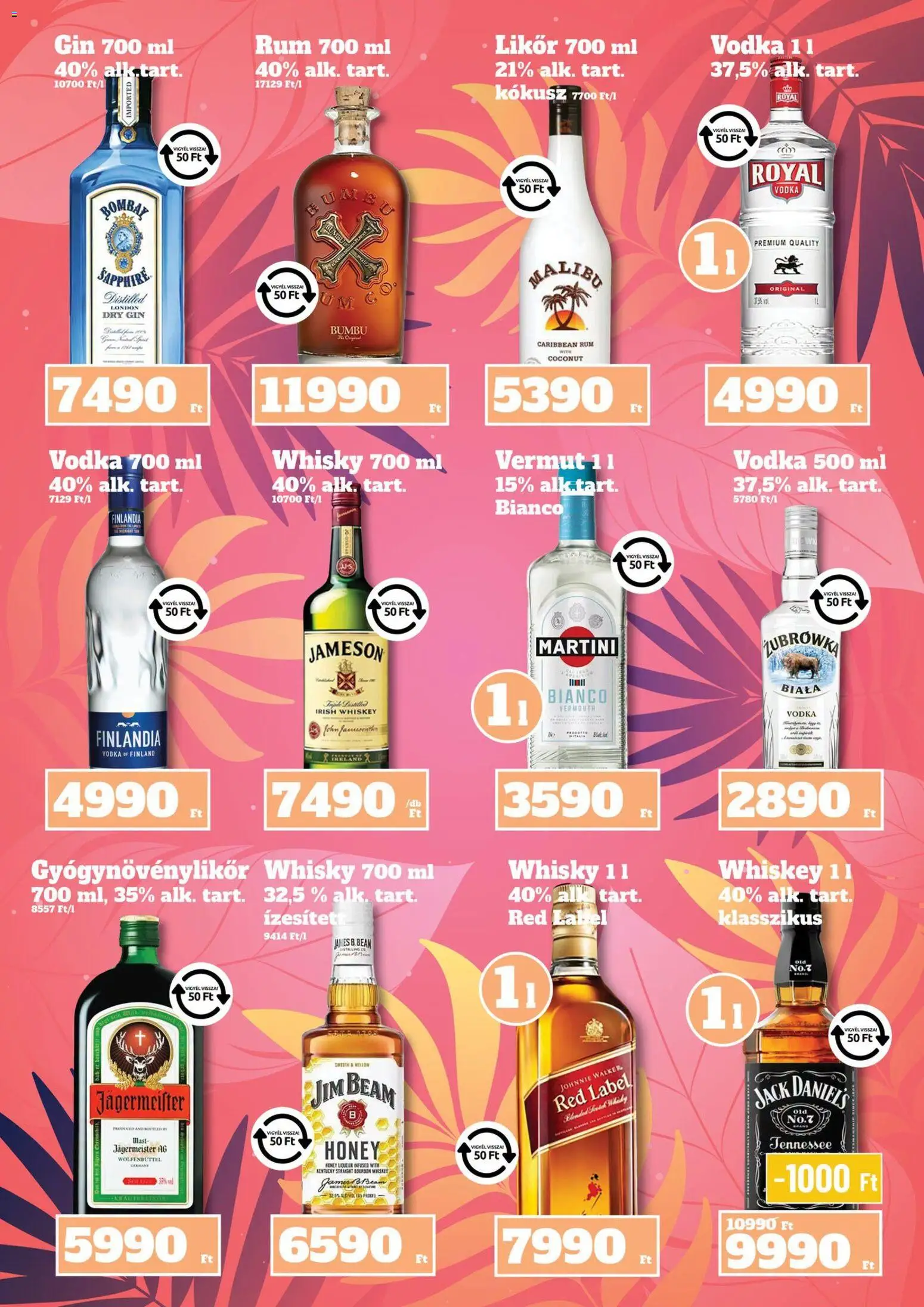 Family Diszkont akciós ujság - amely érvényes a következő dátumtól: 2026.09.03. | Oldal: 27 | Termékek: Whiskey, Irish whiskey, Jim Beam, Finlandia
