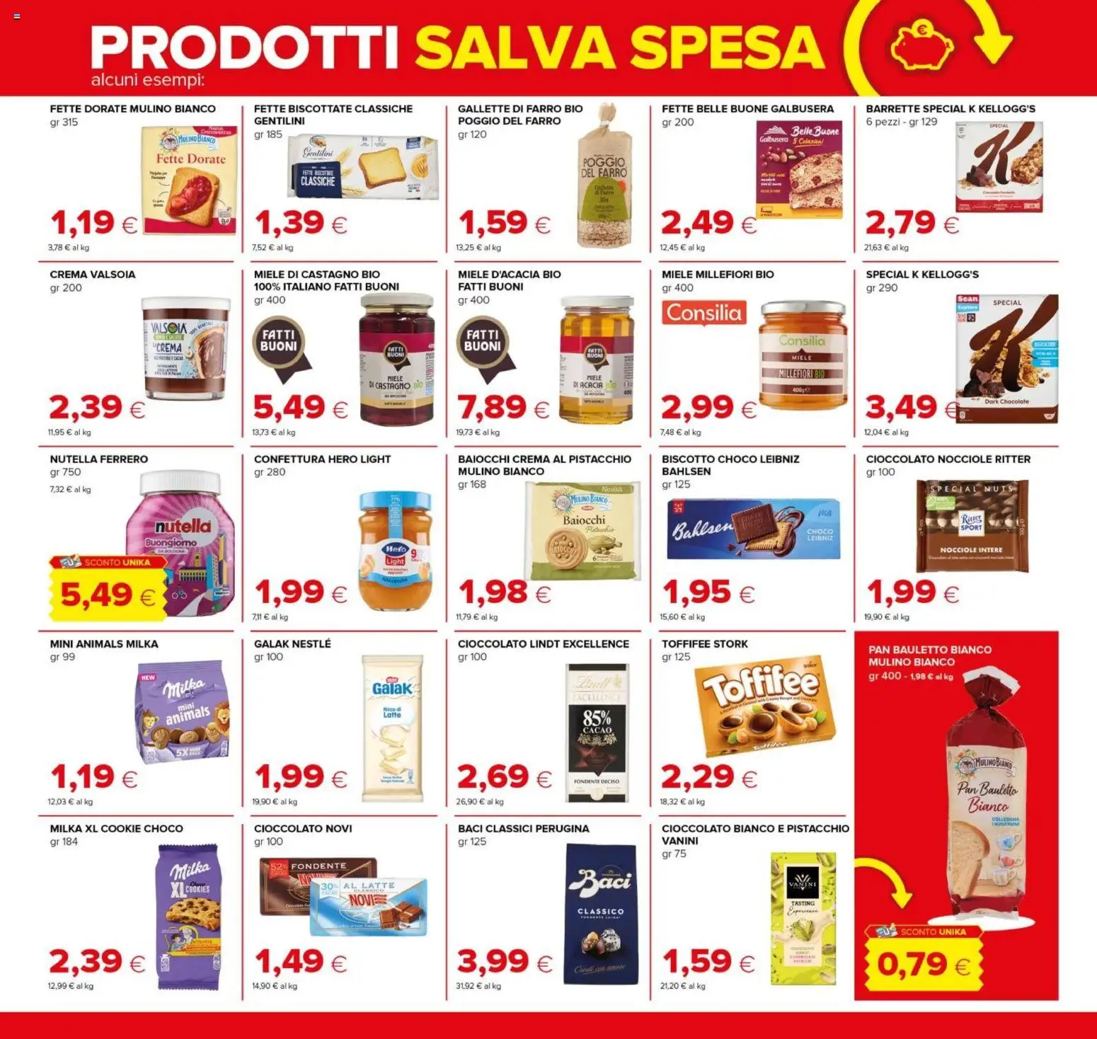 Volantino Tigre del 08/10/2026 | Pagina: 15 | Prodotti: Crema, Gallette, Cioccolato bianco, Farro