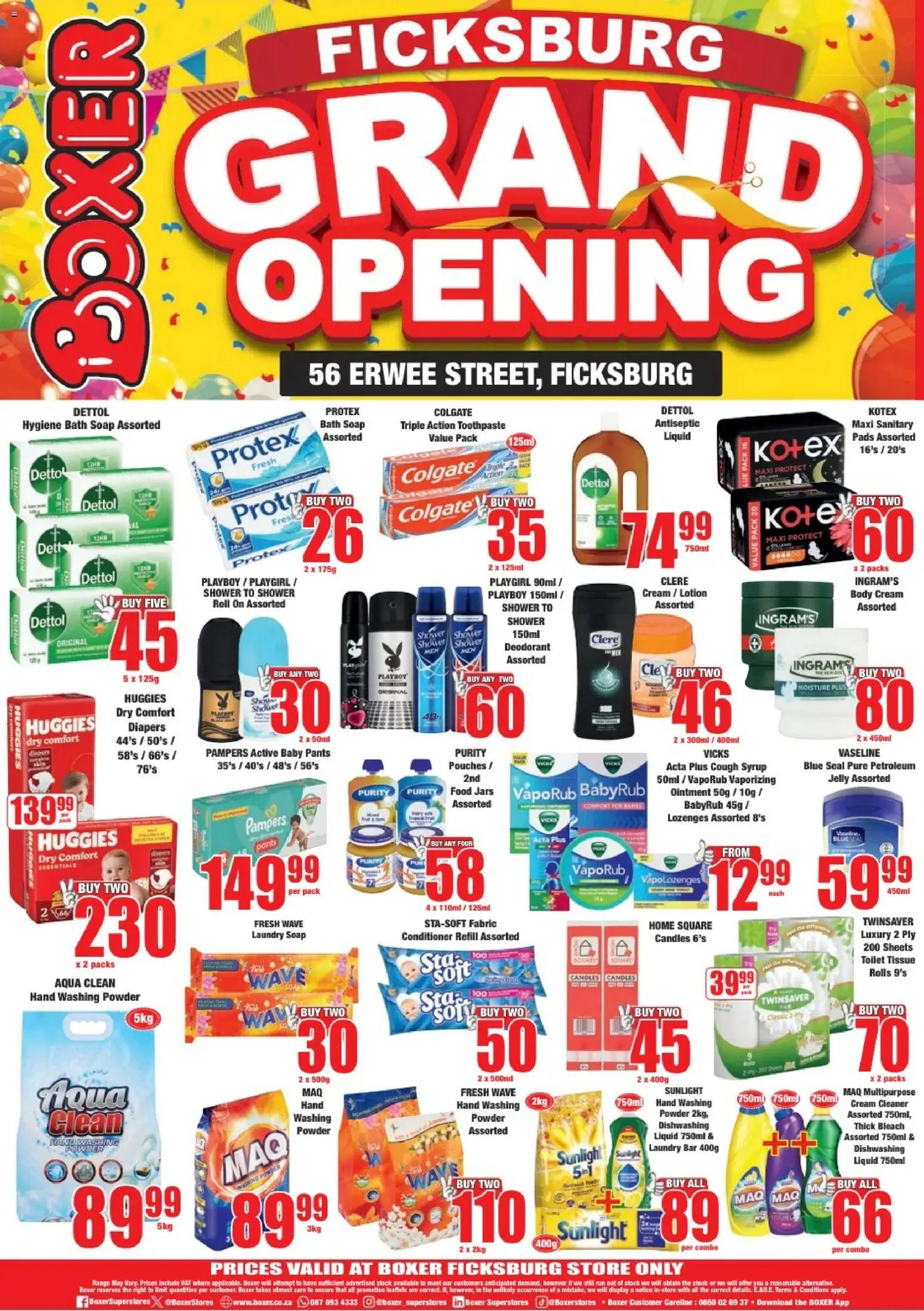 New Boxer catalogue – valid from 04.06.2026 | Page: 8 | Products: Pads, Bleach, Stock, Lotion