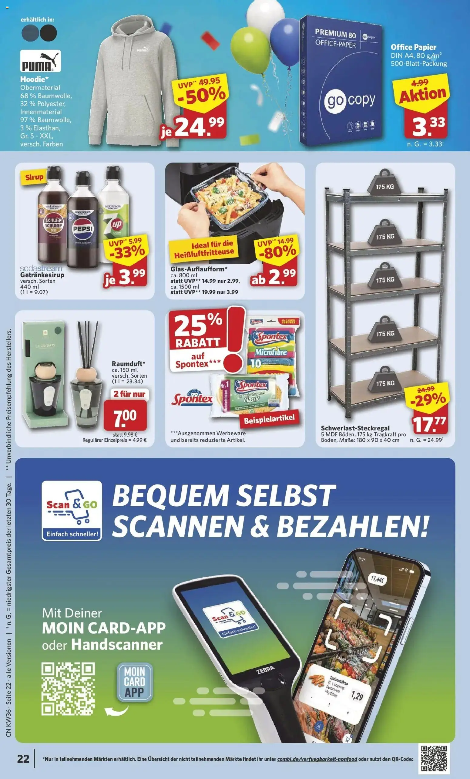 Combi Prospekt Weener (ab 31.08.2026) zum Blättern | Seite: 24 | Produkte: Schwip schwap, Sirup, Pepsi, Heißluftfritteuse