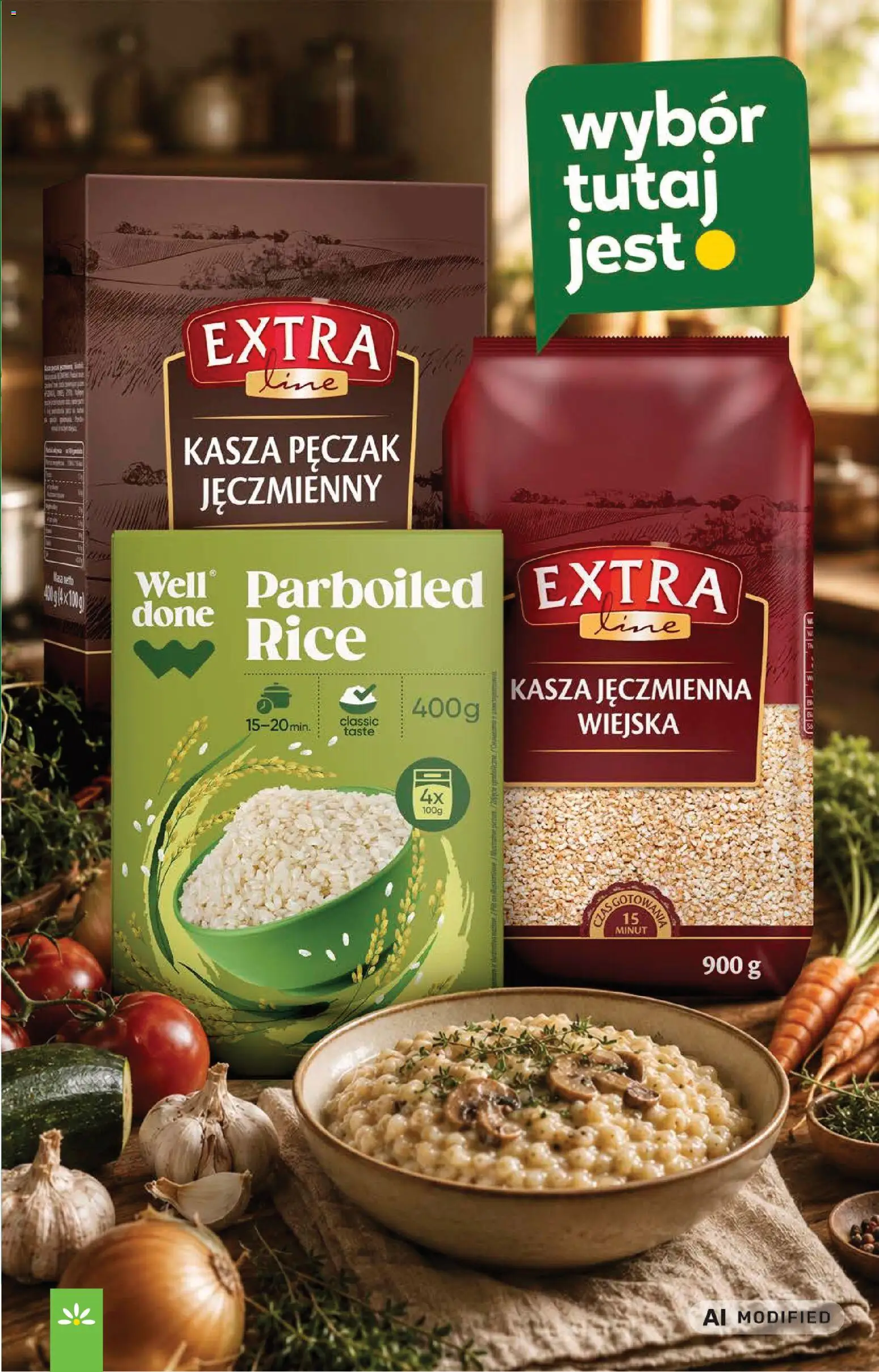 Stokrotka gazetka - Market od 27.08.2026 | Strona: 15 | Produkty: Kasza, Kasza jęczmienna, Kasza pęczak