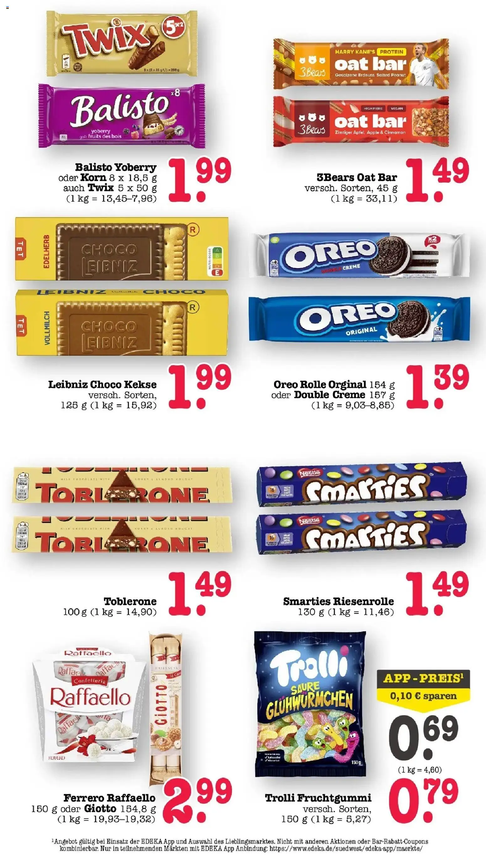 Edeka Prospekt Heidelberg (ab 31.08.2026) » Angebote Online | Seite: 40 | Produkte: Raffaello, Smarties, Äpfel, Creme