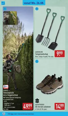 All-terrain schoenen, 41 t/m 45. Per paar. - Voorbeeld van een folder van Aldi, geldig van 24-08-2026 | Pagina: 56