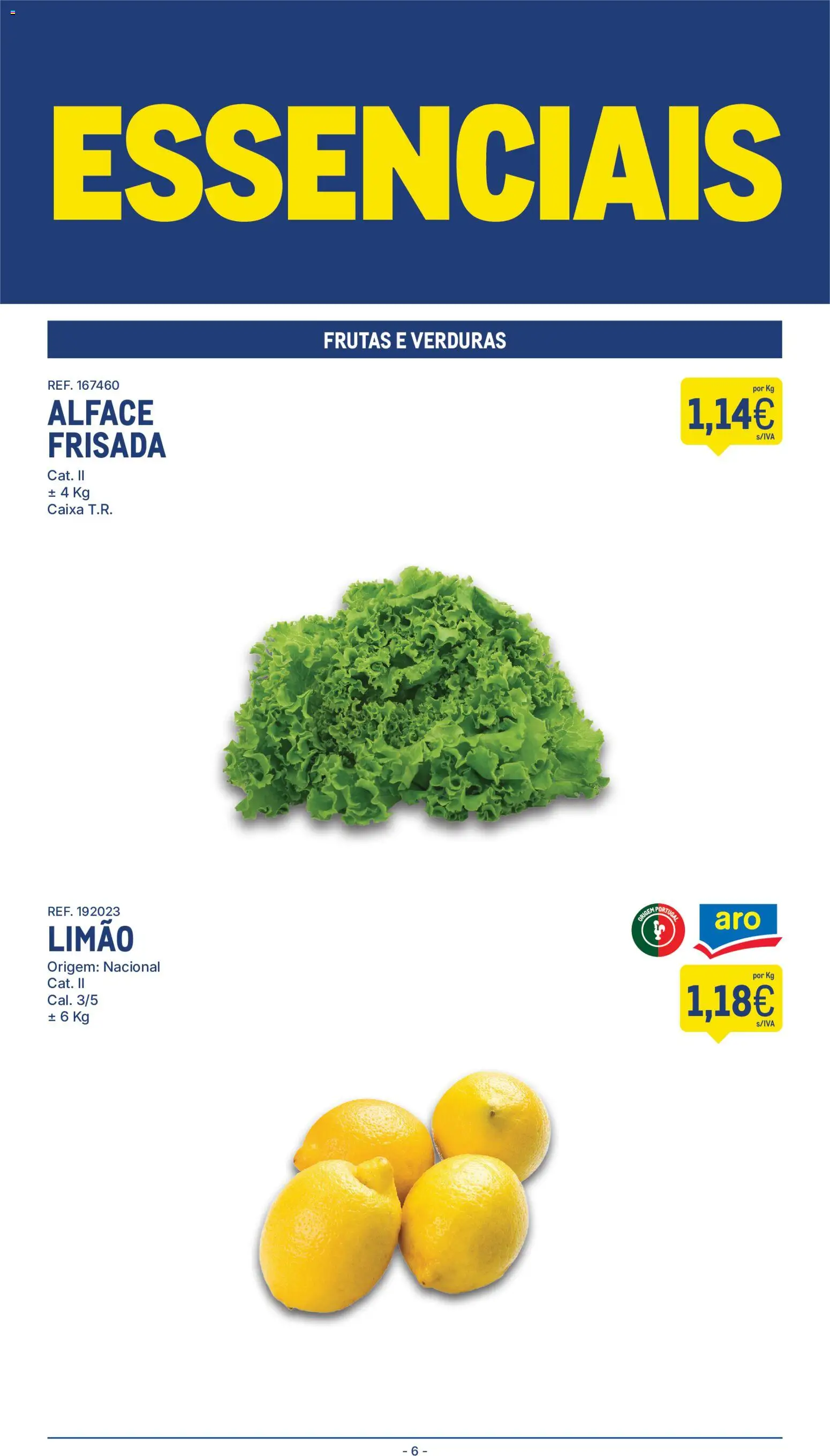 Makro folheto │ válido de 04/08/2026 | Página: 6 | Produtos: Caixa, Alface