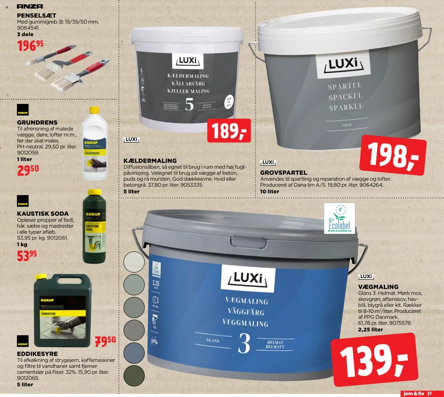 Jem & fix tilbudsavis – gyldig fra 17.05.2026 | Side: 27 | Produkter: Sæbe, Maling, Kaffemaskiner