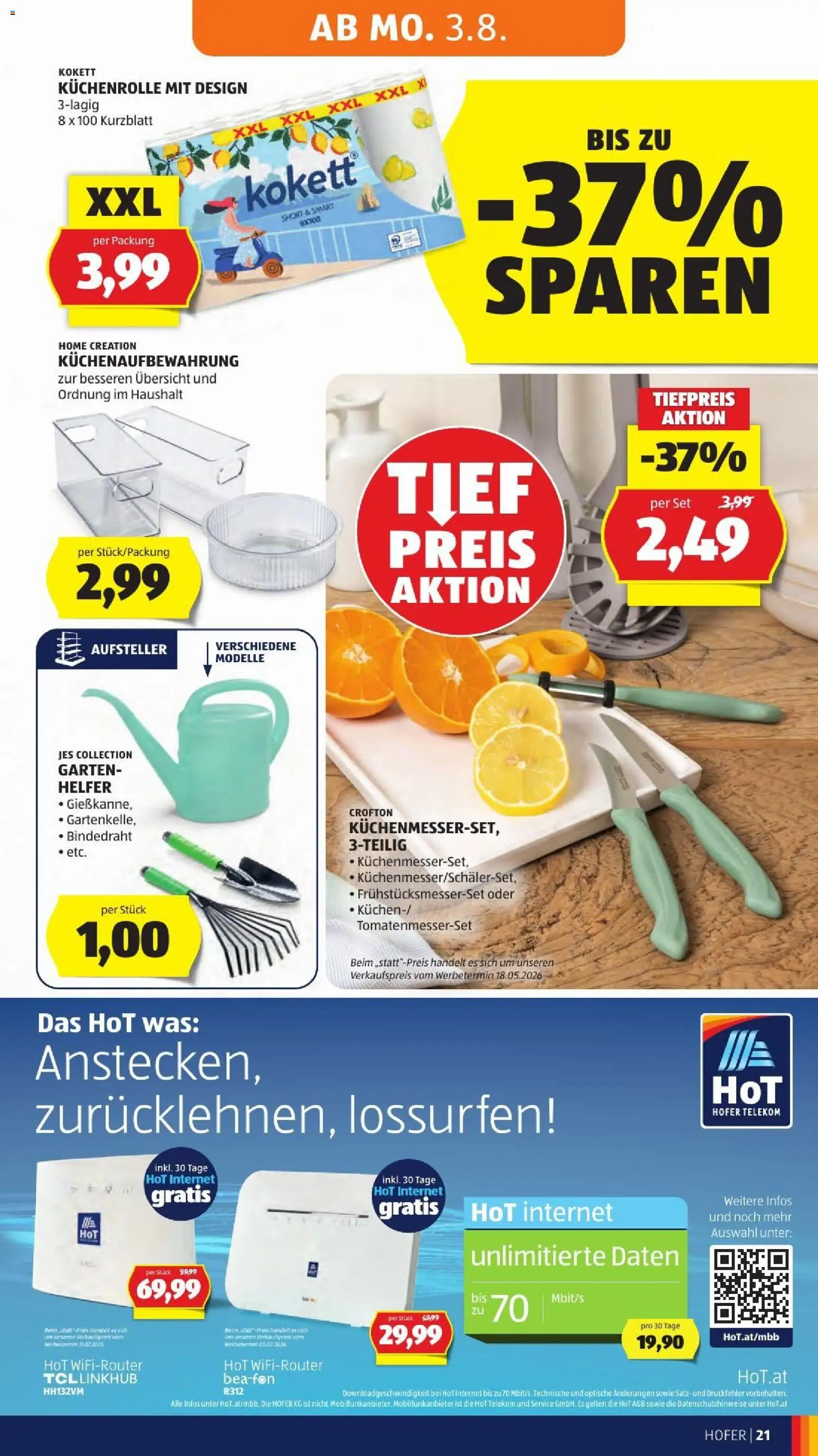Hofer Flugblatt gültig ab 31.07.2026 | Seite: 29