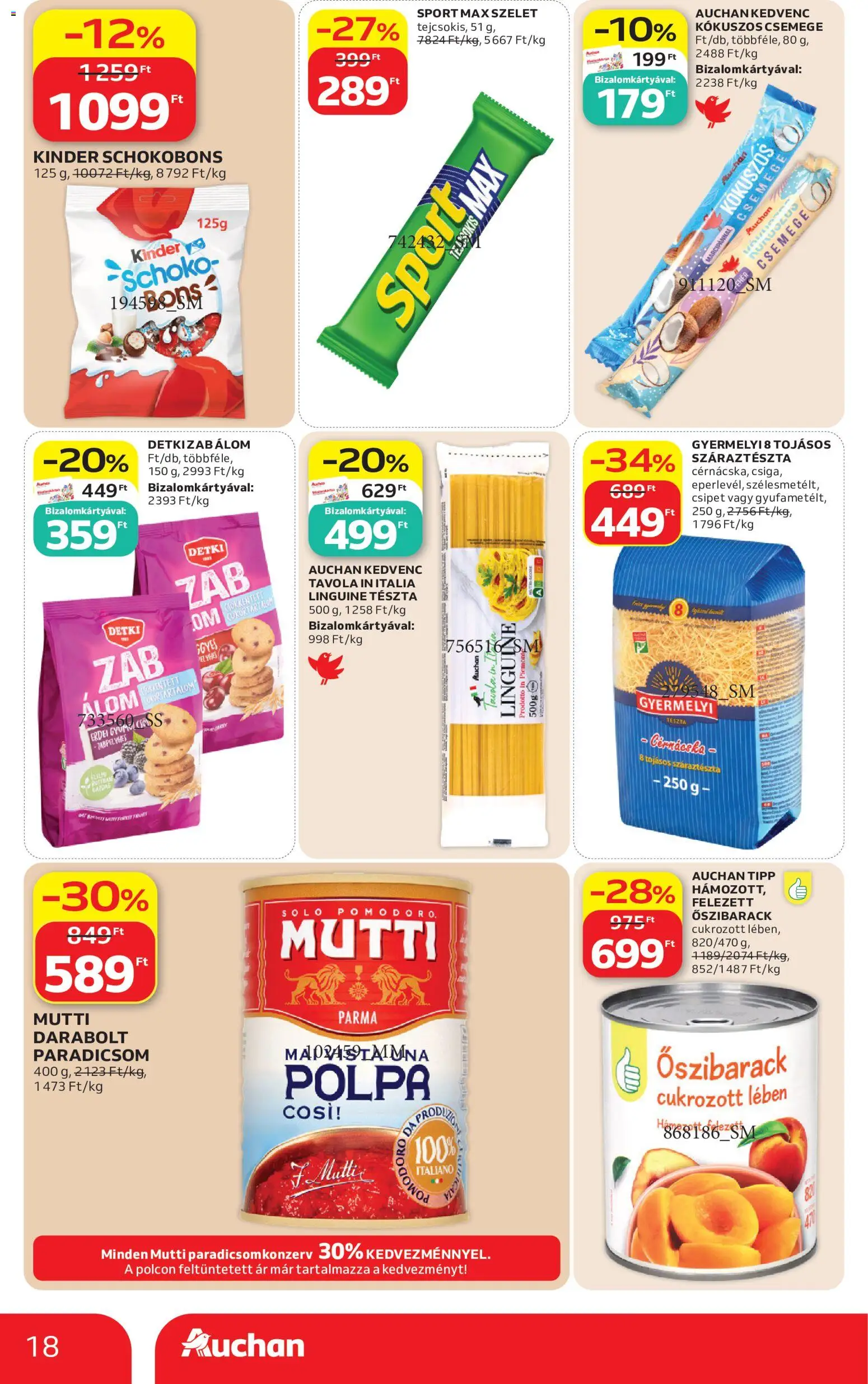 Auchan akciós ujság - amely érvényes a következő dátumtól: 2026.06.25. | Oldal: 18