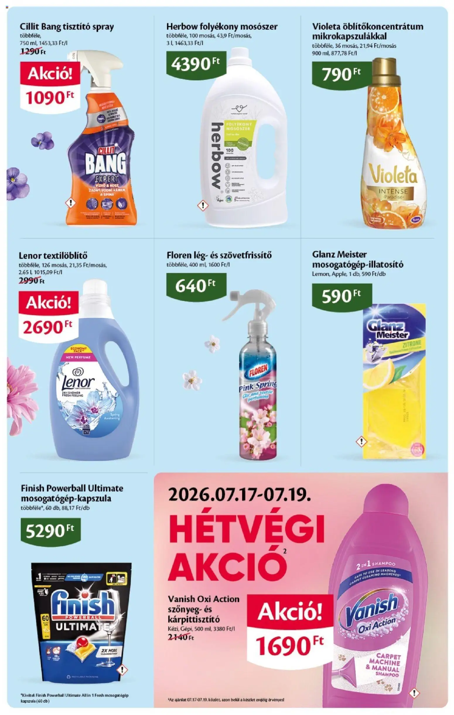 EcoFamily akciós ujság - amely érvényes a következő dátumtól: 2026.07.09. | Oldal: 14 | Termékek: Szőnyeg, Folyékony mosószer, Mosószer, Mosogatógép kapszula