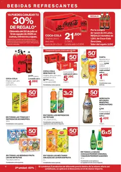 Vista previa El Corte Inglés ofertas válido desde el 13/08/2026 | Página: 16 | Productos: Leche, Fanta, Té, Azúcar
