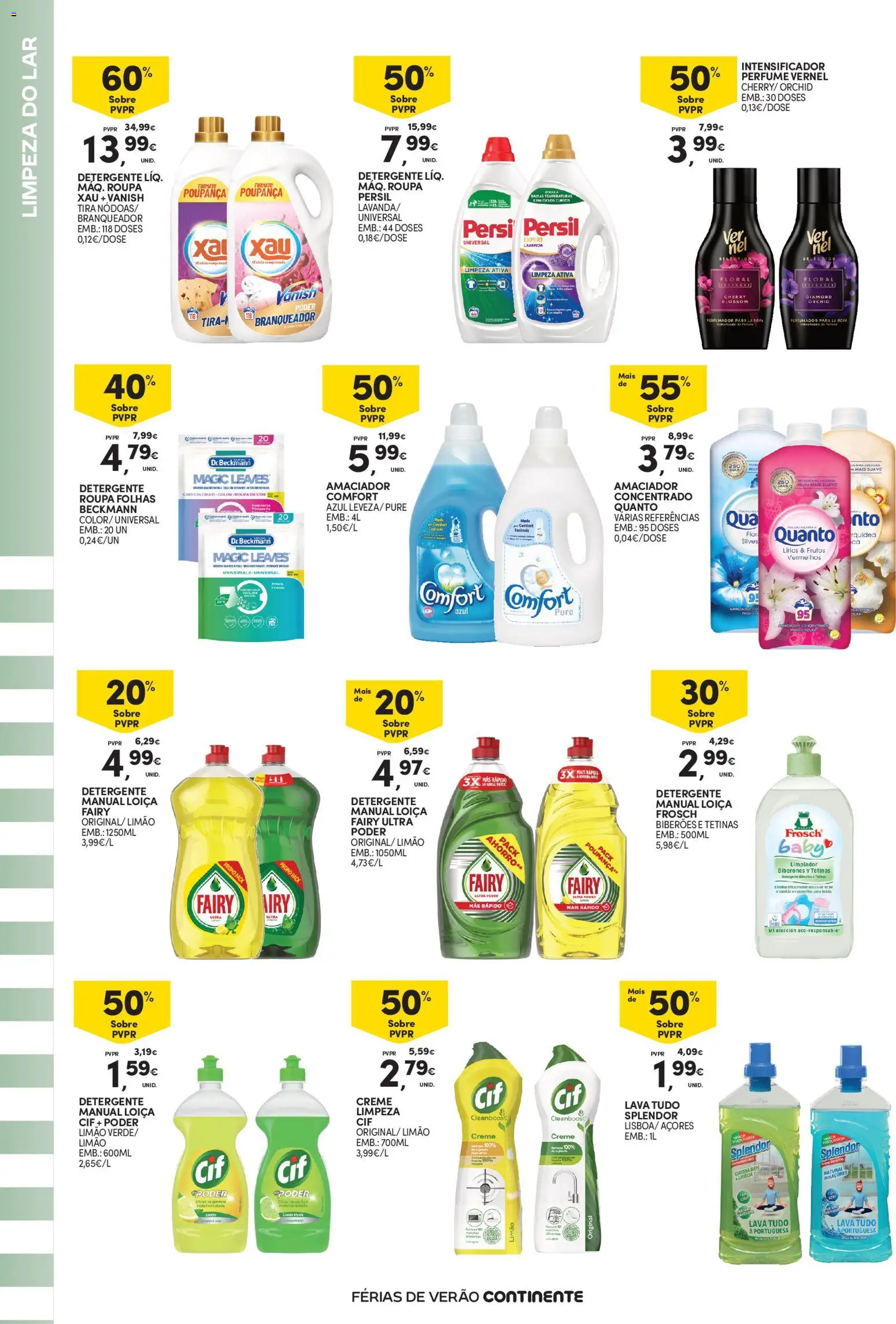 Continente - Açores Férias de Verão │ válido de 16.06.2026 | Página: 10 | Produtos: Perfume, Detergente, Persil, Creme