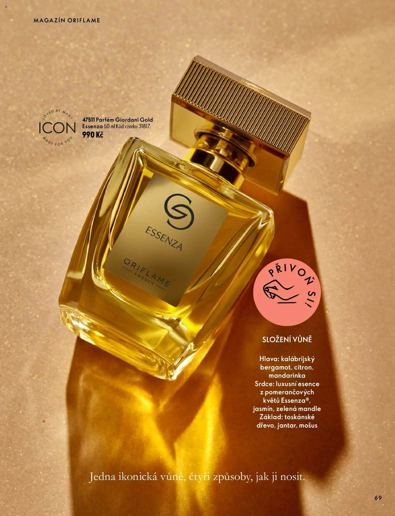 Oriflame katalog Novage+ Proceuticals od 30.09.2026 | Strana: 69 | Produkty: Mandle, Parfém