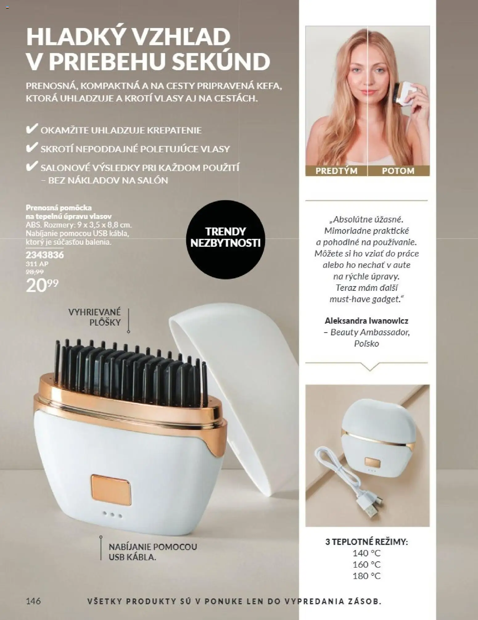 Nové Avon akcie – leták je platný od 01.07.2026 | Strana: 145 | Produkty: USB