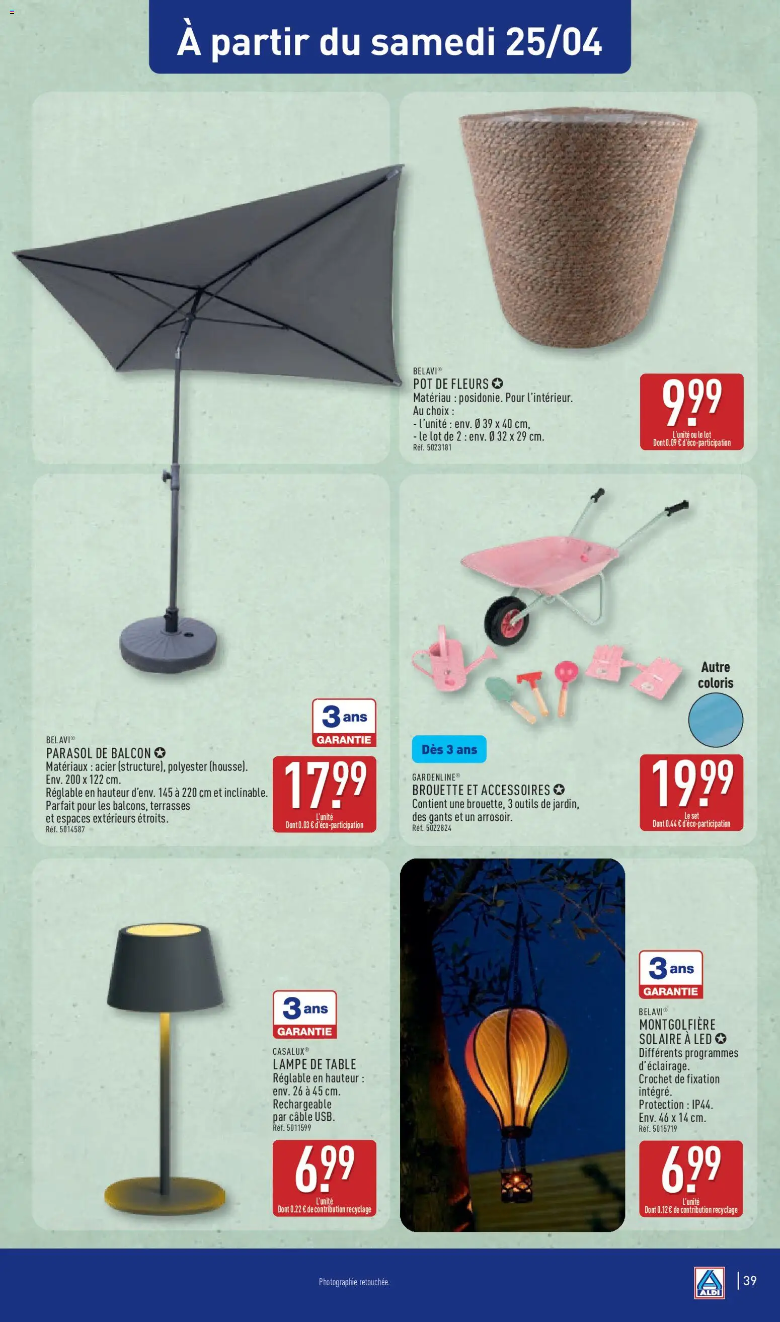 {H1} | Page: 41 | Produits: Câble, Brouette, Table, Lampe