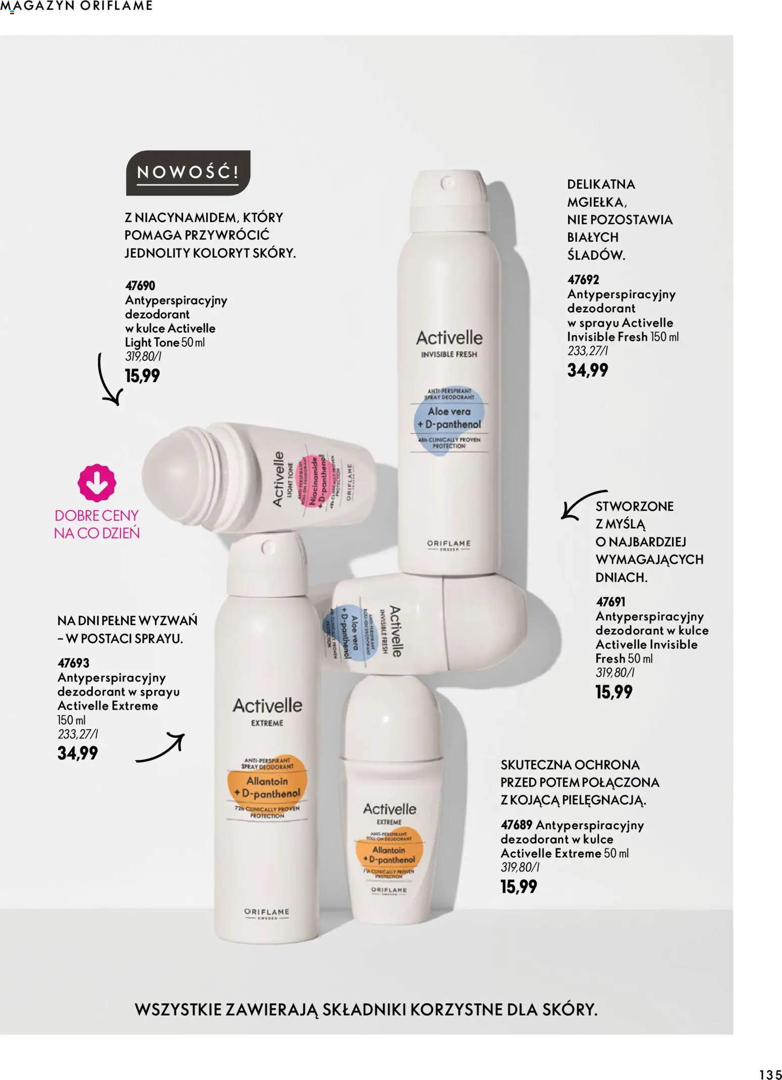 Oriflame Katalog 14 2026 od 30.09.2026 | Strona: 135 | Produkty: Dezodorant