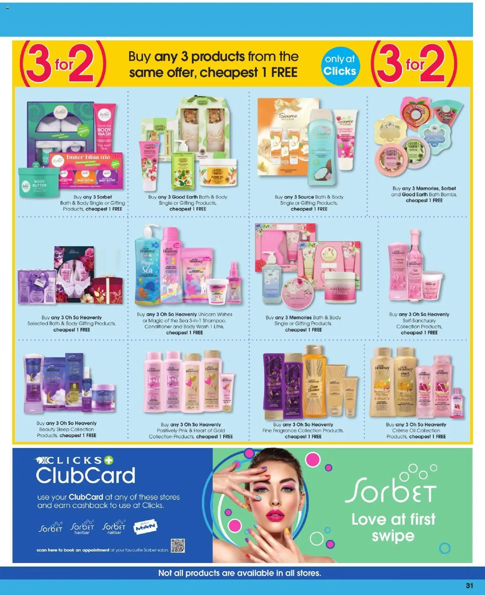 New Clicks catalogue – valid from 11/08/2026 | Page: 31 | Products: Body butter, Butter, Conditioner, Body wash
