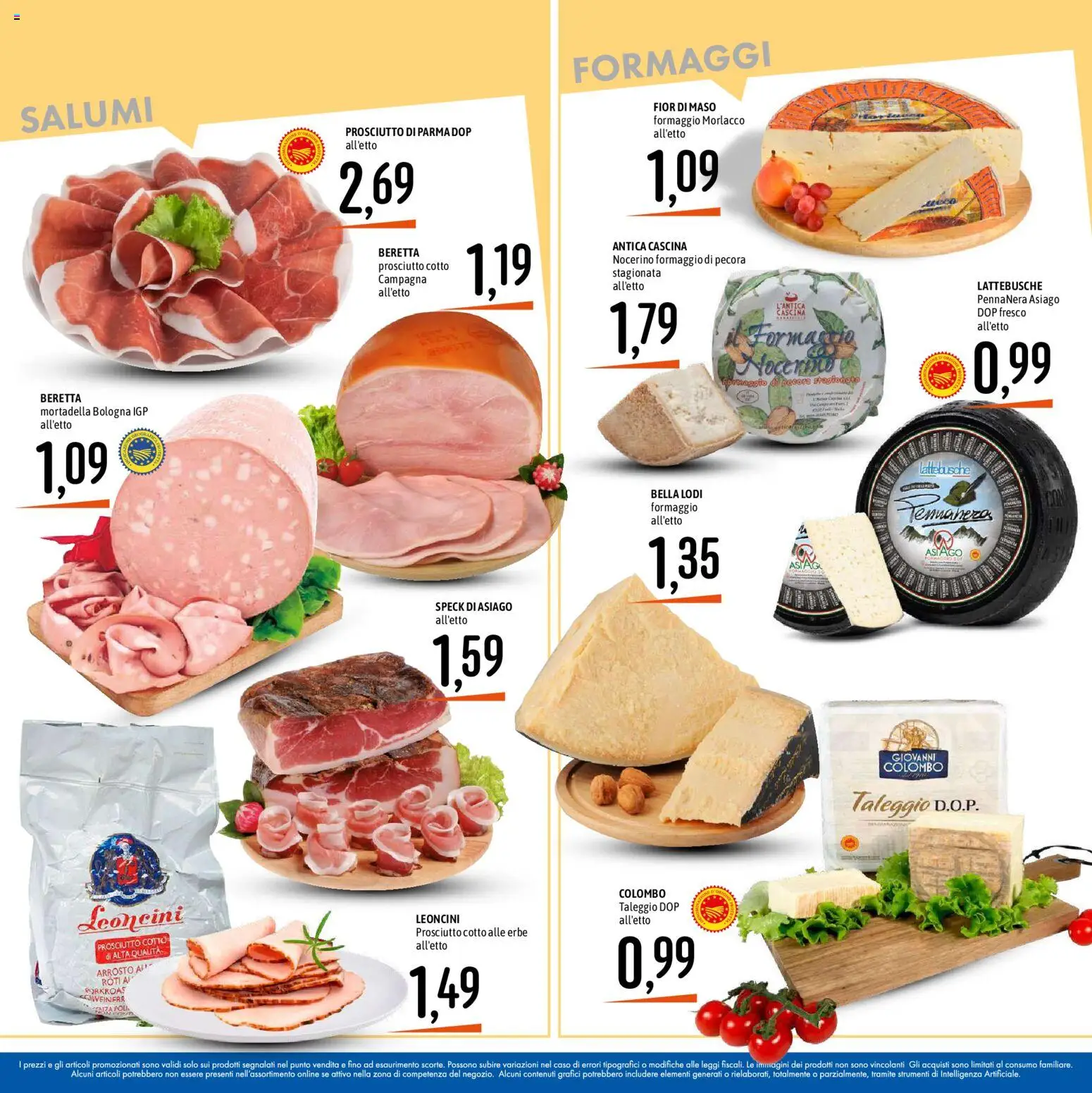 Volantino Emisfero del 19/10/2026 | Pagina: 12 | Prodotti: Speck, Arrosto, Prosciutto di Parma, Formaggio di pecora