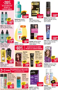 Náhled letáku TETA Drogerie leták od 23.04.2026 | Strana: 7 | Produkty: Sérum, Pudr na vlasy, Lak na vlasy, Barva na vlasy
