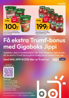 Forhåndsvisning av Gigaboks kundeavis gyldig fra 15.06.2026 | Side: 13 | Produkter: Pasta, Суміш дитяча, Mozzarella, Hvitløk