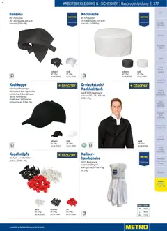 Metro angebote Gastro Non-Food Katalog ab 01.01.2026 gültig | Seite: 377 | Produkte: Bekleidung, Eis, Handschuhe