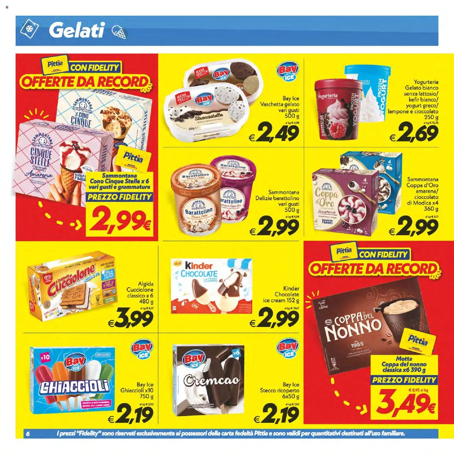 Volantino SuperConveniente del 23/07/2026 | Pagina: 6 | Prodotti: Yogurt, Gelato, Lampone, Stracciatella