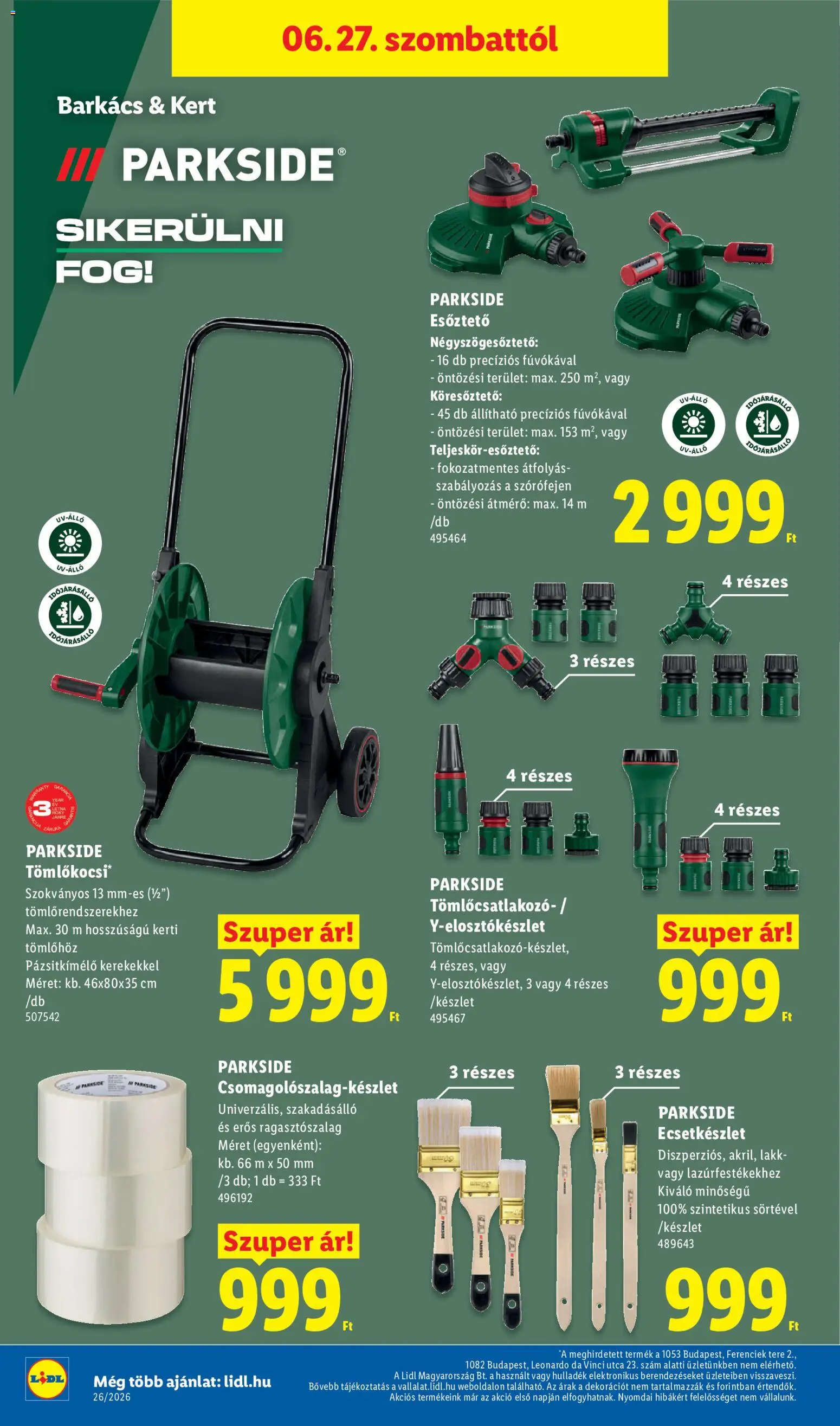 Lidl akciós ujság - amely érvényes a következő dátumtól: 25.06.2026 | Oldal: 50