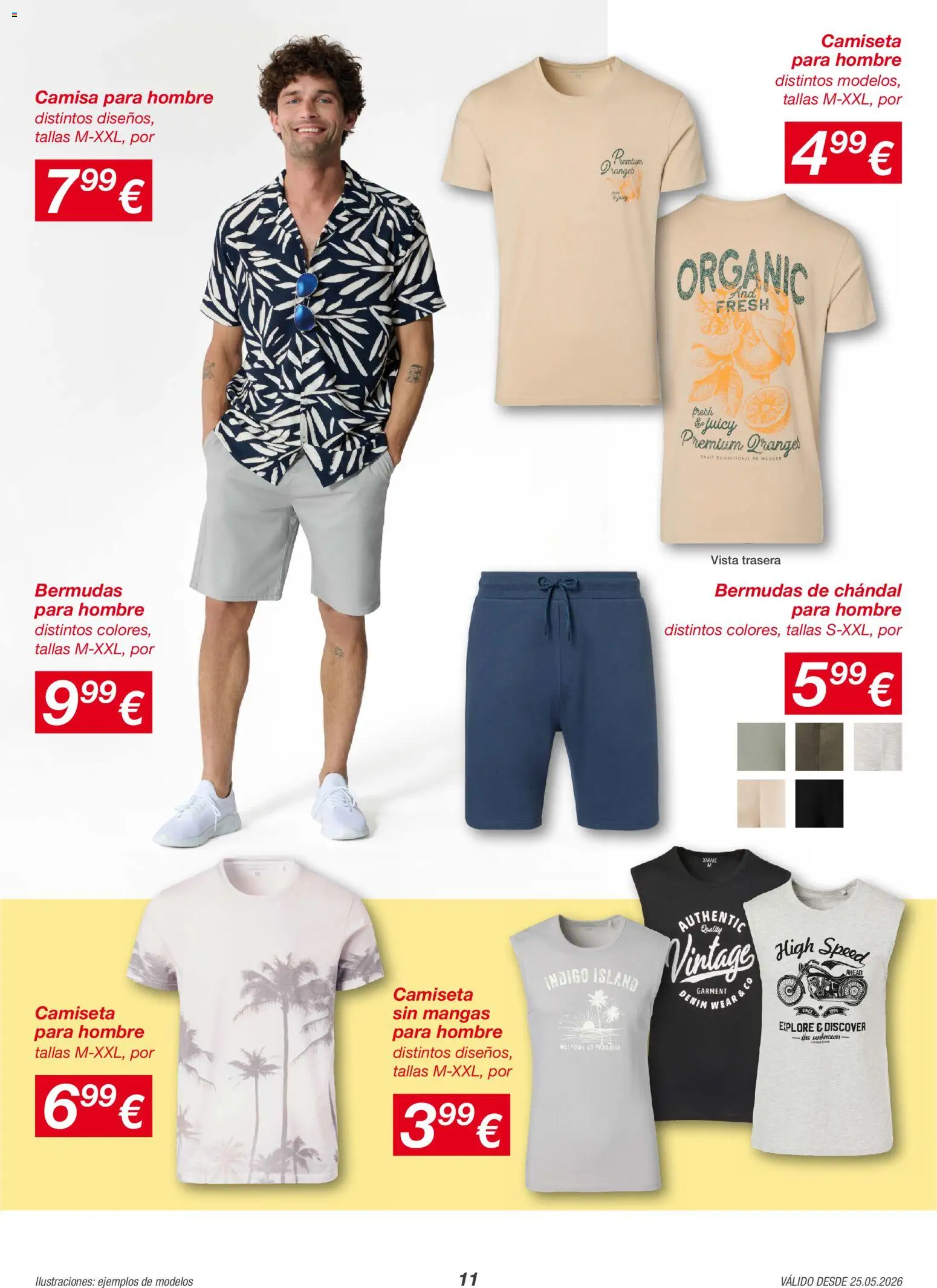 KIK folleto │ válido desde el 25/05/2026 | Página: 11 | Productos: Camisa, Camiseta sin mangas, Bermudas