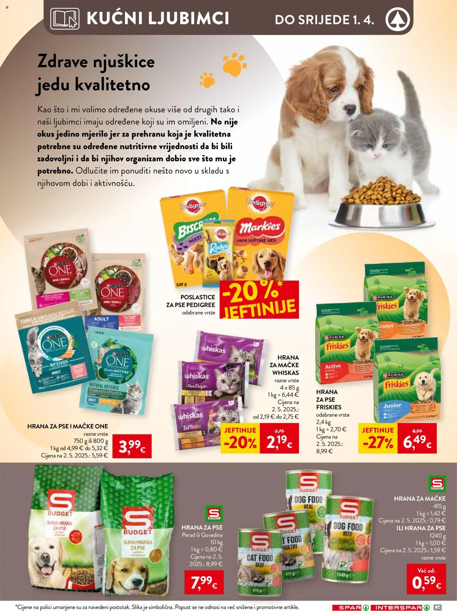 Interspar katalog | vrijedi od 12.03.2026 | Stranica: 17 | Proizvodi: Whiskas, Govedina, Hrana za mačke, Suha hrana za pse