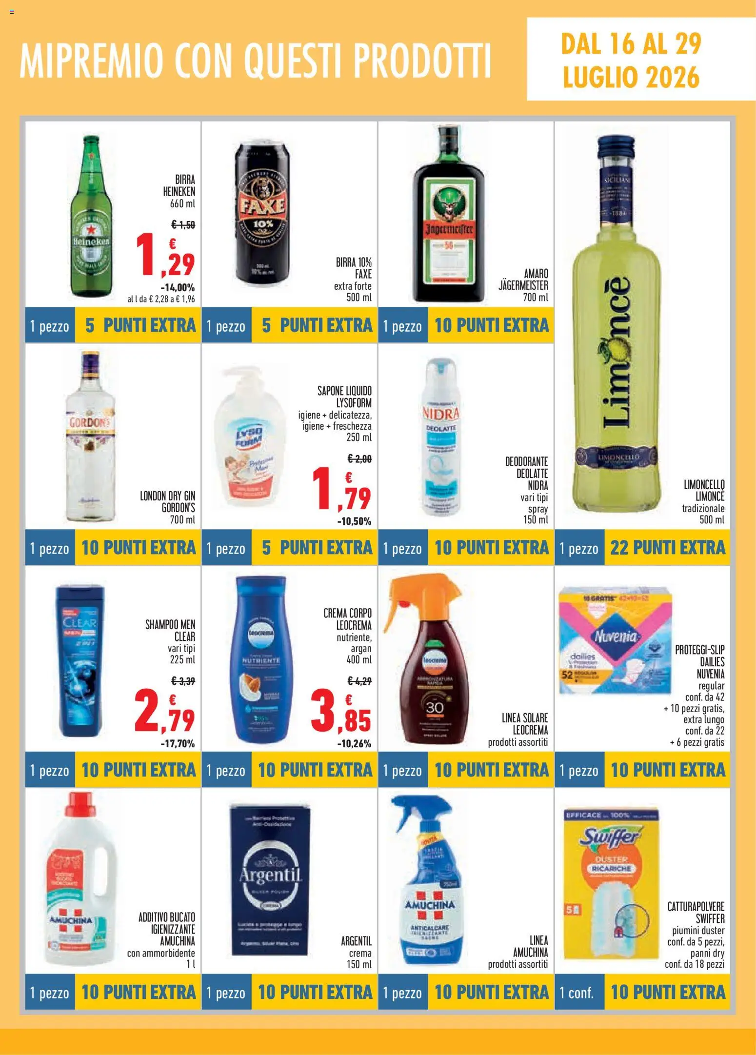 Volantino Conad del 16/07/2026 | Pagina: 7 | Prodotti: Sapone, Birra, Ammorbidente, Heineken