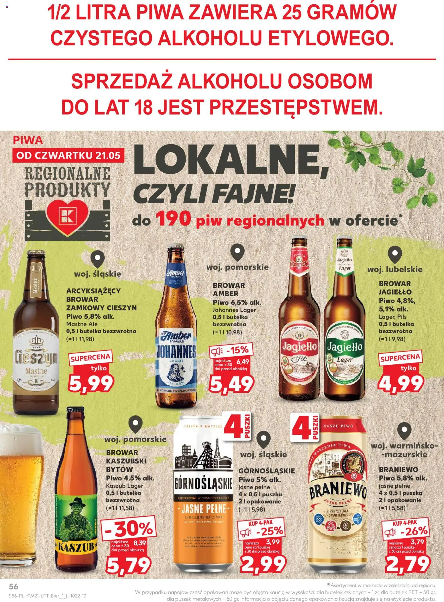 Kaufland Polsko leták od 21.05.2026 | Strana: 56