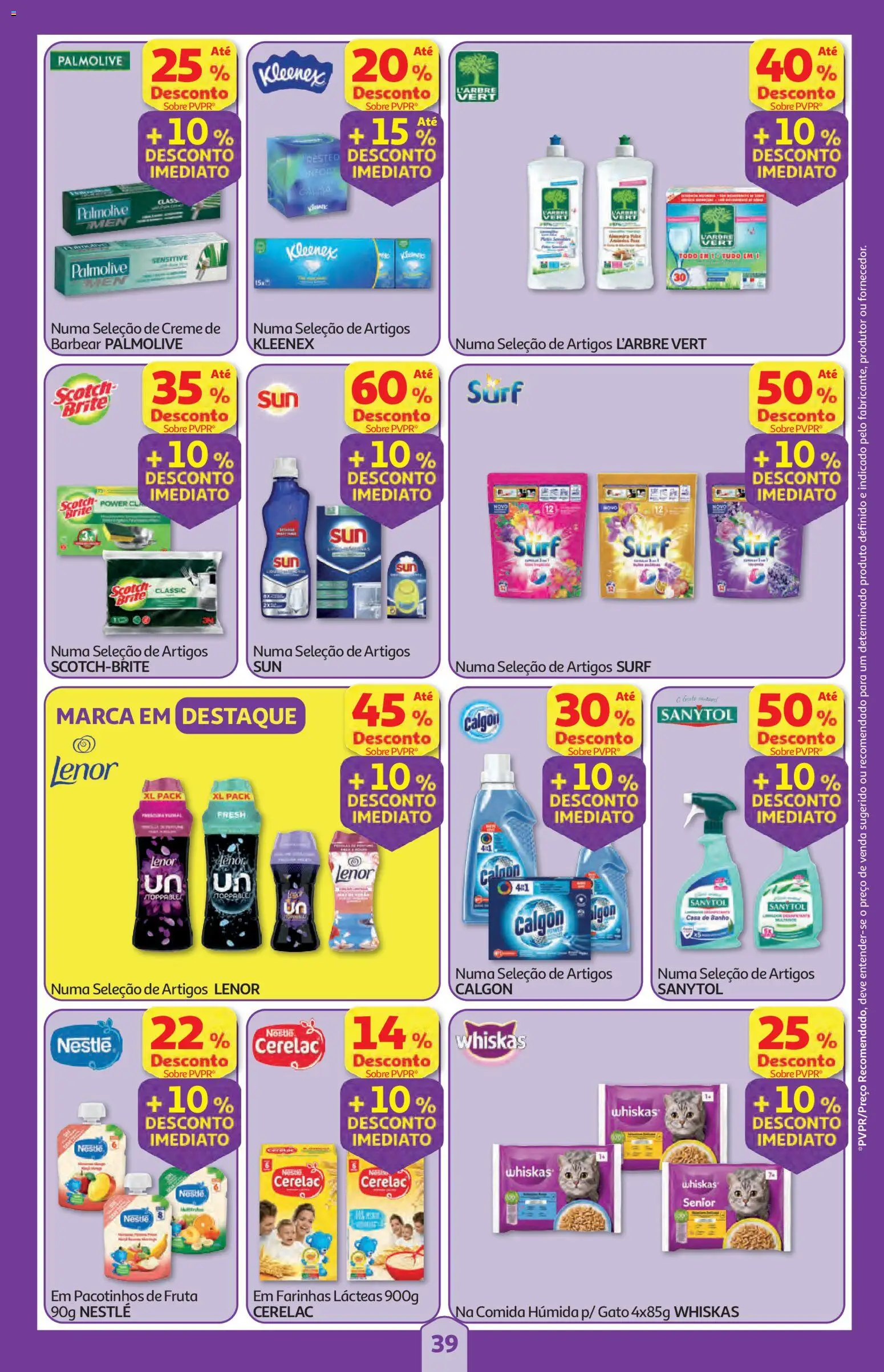 Auchan folheto │ válido de 25/06/2026 | Página: 39 | Produtos: Casa de banho, Banho, Nestlé, Creme