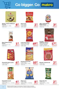 Pogląd oferty "Makro gazetka" - ważna od 15.09.2026 | Strona: 14 | Produkty: Bekon, Kinder Country, Baton, Orzeszki ziemne