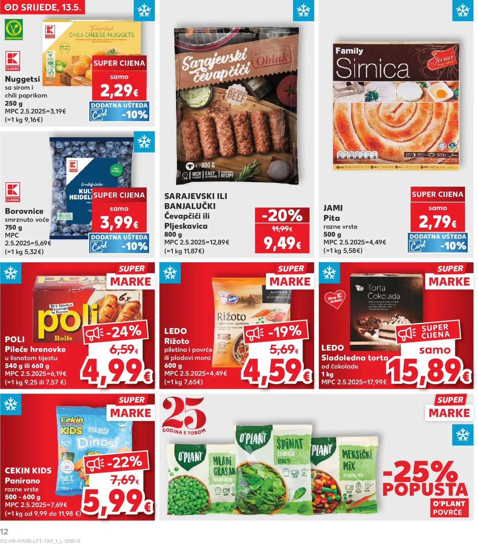 Kaufland HR akciós ujság - amely érvényes a következő dátumtól: 13.05.2026 | Oldal: 12