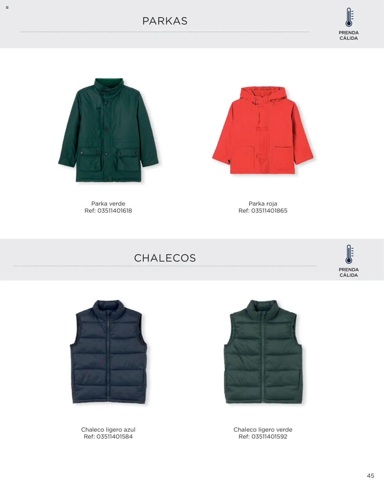 El Corte Inglés Uniformes │ válido desde el 22/04/2025 | Página: 45