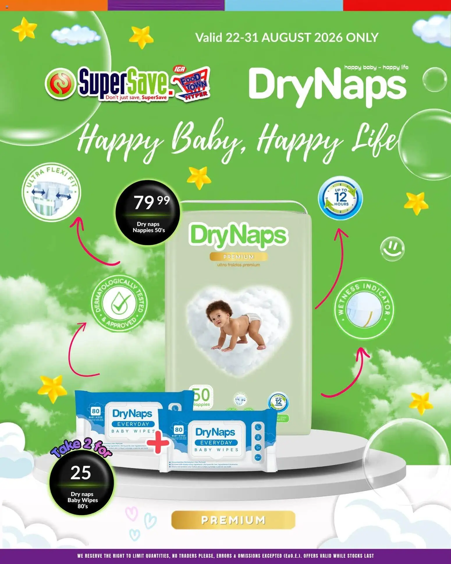 New Super Save catalogue – valid from 22/08/2026 | Page: 61 | Products: Nappies