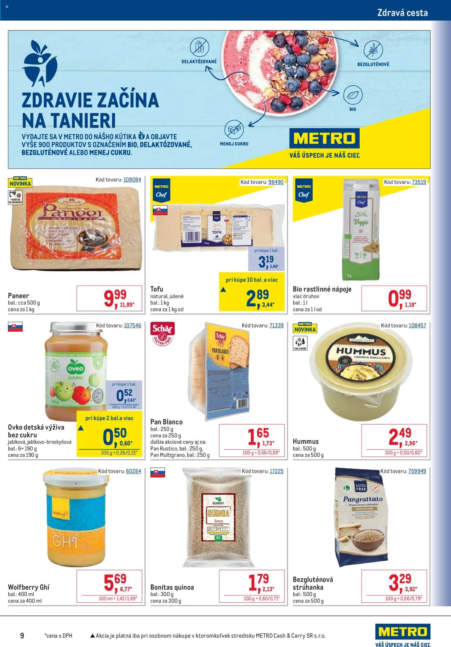 Nové Metro akcie – leták je platný od 20.05.2026 | Strana: 9 | Produkty: Asus, Tofu