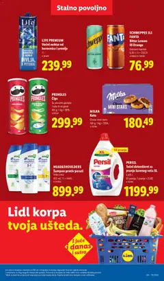 SCHWEPPES ILI, FANTA, Bitter Lemon, ili Orange, Gazirani napitak, 0,33 l; 1 l = 233.31 - pregled Lidl kataloga - važi od 24.09.2026 | Strana: 45