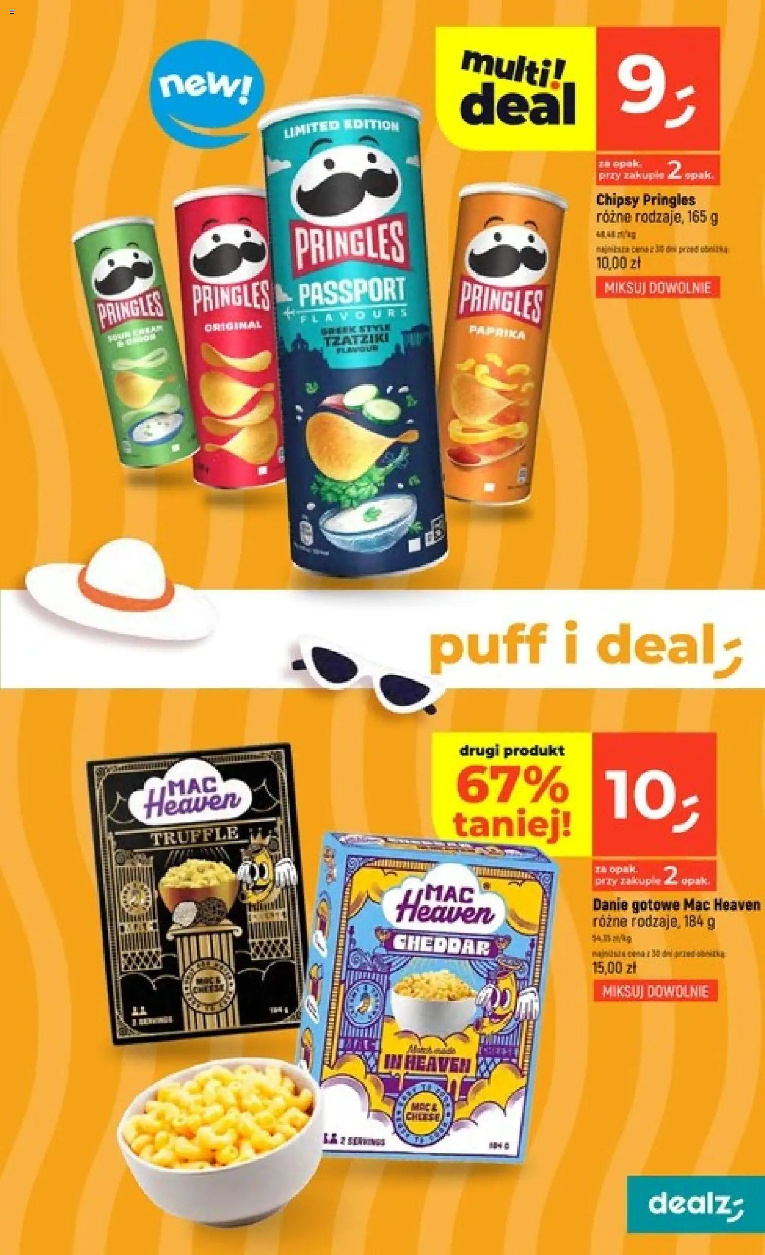Dealz gazetka od 28.05.2026 | Strona: 35 | Produkty: Tzatziki, Chipsy, Pringles, Cheddar