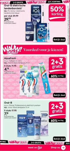 Etos folder - Wau - Voorbeeld van een folder van Etos, geldig van 28-09-2026 | Pagina: 56 | Producten: Tandpasta, Tandenborstel, Kan, Elektrische tandenborstel