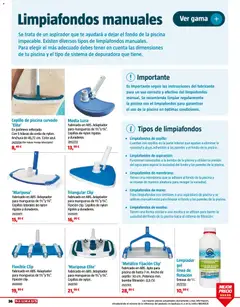 Vista previa Bauhaus Piscinas 2026 válido desde el 01.06.2026 | Página: 36 | Productos: Escoba, Aspiradora, Ρούτερ, Aspirador