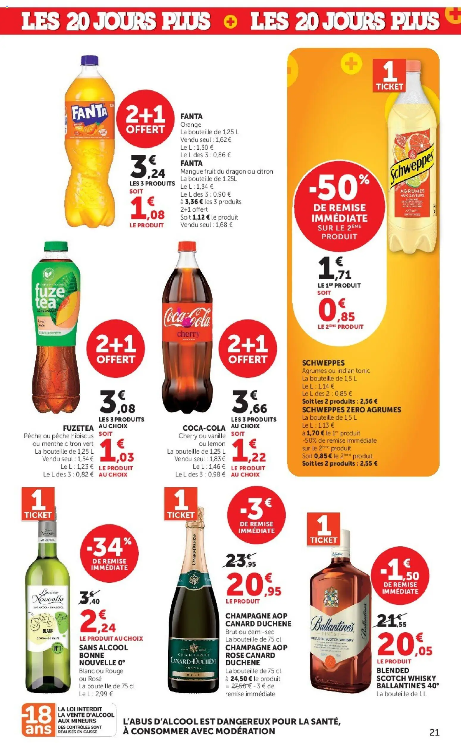 {H1} | Page: 21 | Produits: Whisky, Ballantine's, Mangue, Champagne