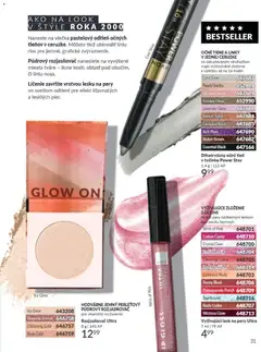 Avon leták platný od 01.09.2026 | Strana: 31 | Produkty: Luster, Rozjasňovač, Lesk na pery
