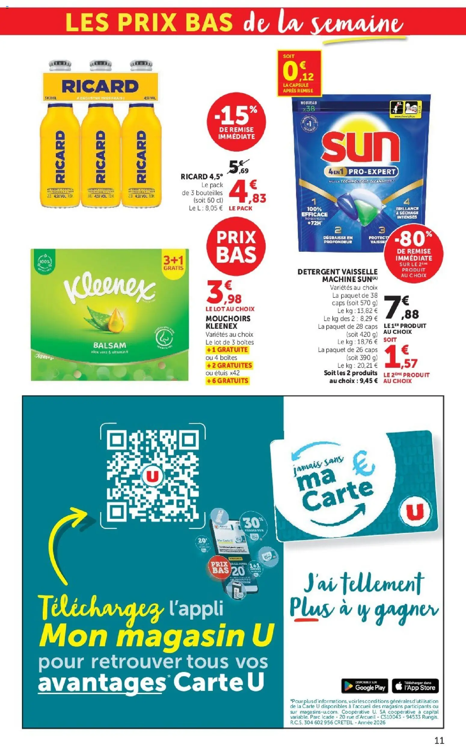 {H1} | Page: 11 | Produits: Ricard, Bol, Aloe vera, Store