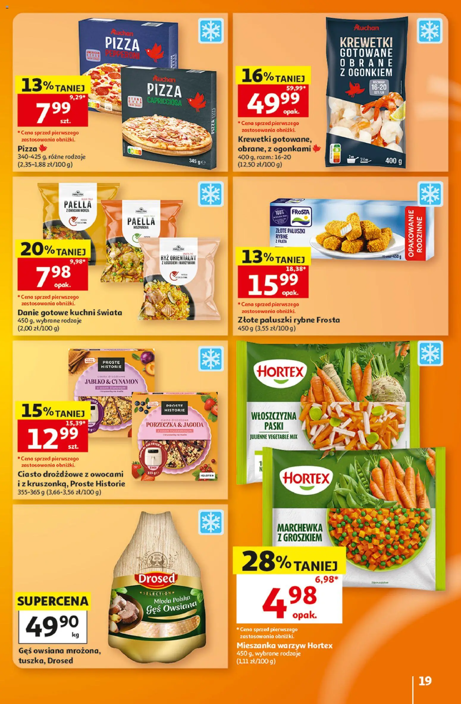 Auchan gazetka - Hipermarket od 29.10.2026 | Strona: 19 | Produkty: Cynamon, Gęś, Paella, Pizza