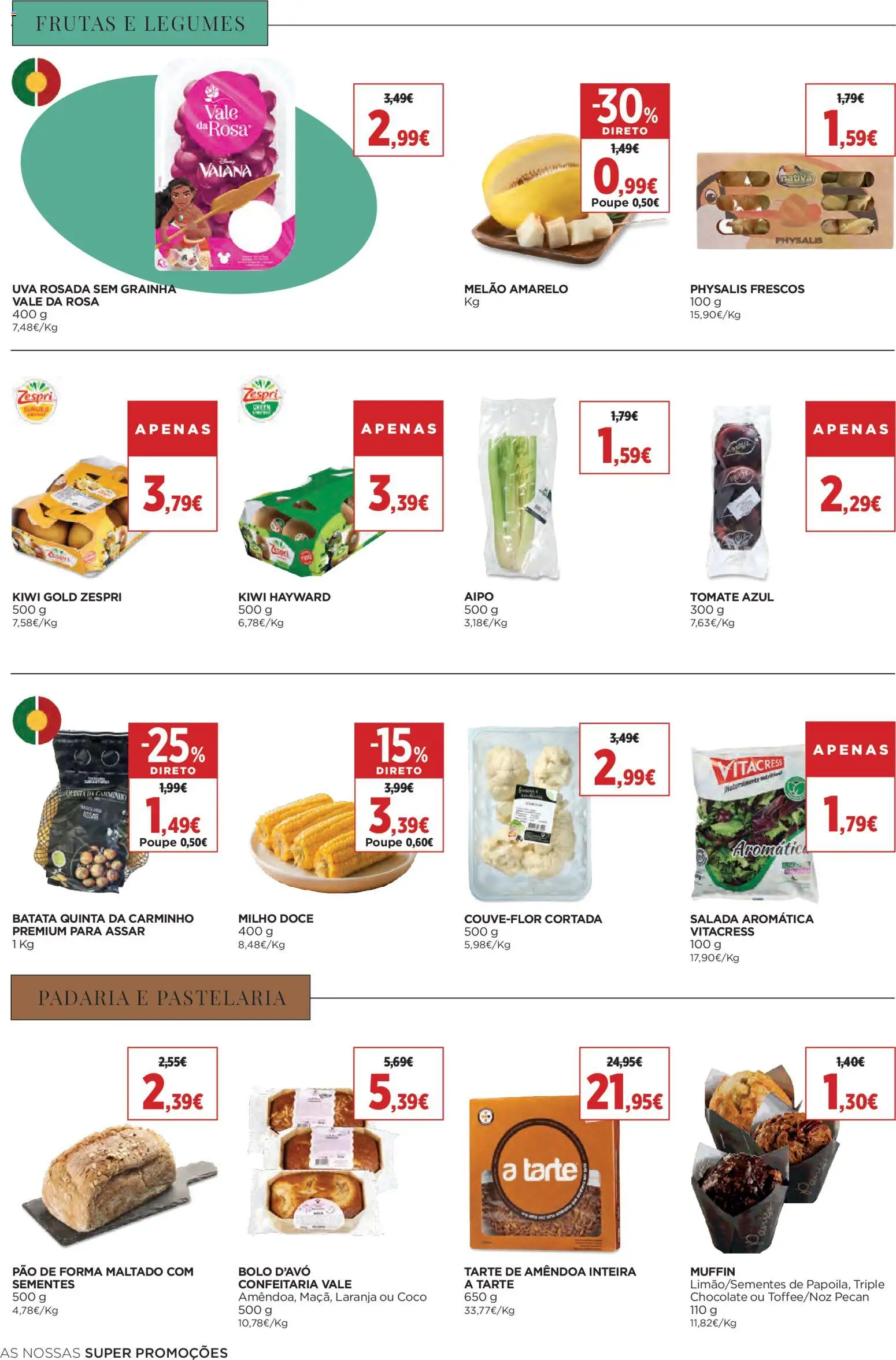 El Corte Ingles folheto │ válido de 21/08/2026 | Página: 18 | Produtos: Padaria, Aipo, Tarte, Kiwi