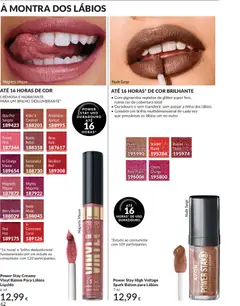 Pré-visualização Power Stay Creamy Vinyl Batom Para Lábios Líquido, Cremosa e hidratante para um brilho deslumbrante. 6 ml. válido de 01.06.2026 | Página: 62